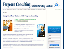 Tablet Screenshot of fergesenconsulting.com